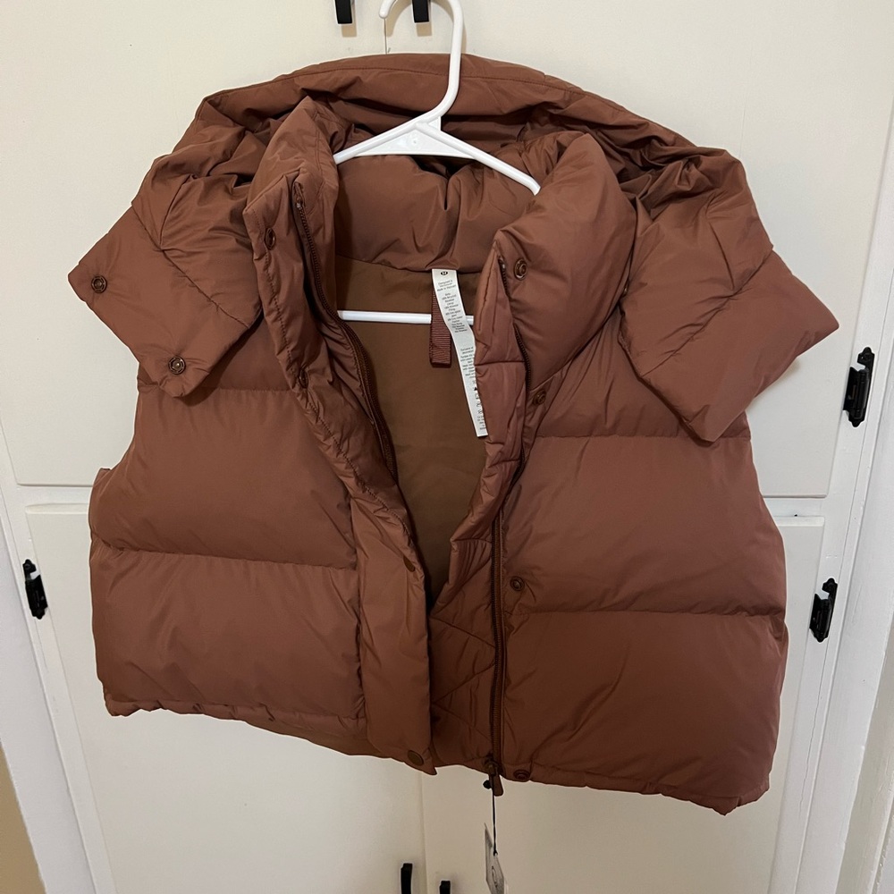 NWT ✨ Lululemon Wunder Puff Super-Cropped Vest Sz 8